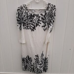 Apart 3/4 Sleeve Lined Dress